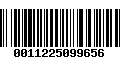 Código de Barras 0011225099656