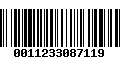 Código de Barras 0011233087119