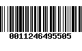 Código de Barras 0011246495505