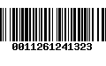 Código de Barras 0011261241323