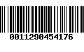 Código de Barras 0011290454176