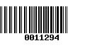 Código de Barras 0011294