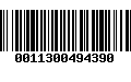 Código de Barras 0011300494390