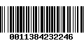 Código de Barras 0011384232246