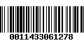 Código de Barras 0011433061278