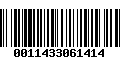 Código de Barras 0011433061414