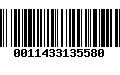 Código de Barras 0011433135580