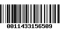 Código de Barras 0011433156509