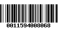 Código de Barras 0011594008068