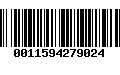 Código de Barras 0011594279024