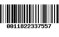 Código de Barras 0011822337557