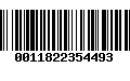 Código de Barras 0011822354493