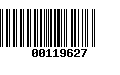 Código de Barras 00119627