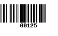 Código de Barras 00125