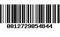 Código de Barras 0012729054844