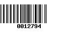 Código de Barras 0012794