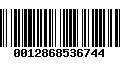 Código de Barras 0012868536744