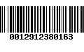 Código de Barras 0012912380163