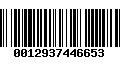 Código de Barras 0012937446653