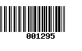 Código de Barras 001295