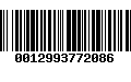 Código de Barras 0012993772086