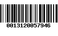 Código de Barras 0013120057946