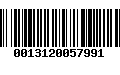 Código de Barras 0013120057991