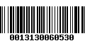 Código de Barras 0013130060530