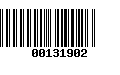 Código de Barras 00131902