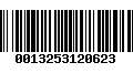 Código de Barras 0013253120623