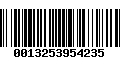 Código de Barras 0013253954235