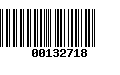 Código de Barras 00132718