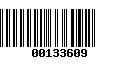 Código de Barras 00133609