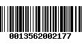 Código de Barras 0013562002177