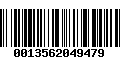 Código de Barras 0013562049479