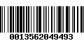 Código de Barras 0013562049493