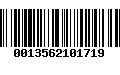 Código de Barras 0013562101719