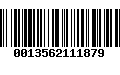 Código de Barras 0013562111879