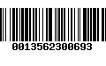 Código de Barras 0013562300693