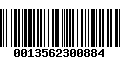 Código de Barras 0013562300884