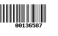 Código de Barras 00136587