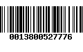 Código de Barras 0013800527776