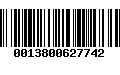 Código de Barras 0013800627742