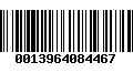 Código de Barras 0013964084467