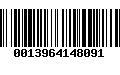 Código de Barras 0013964148091