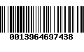 Código de Barras 0013964697438