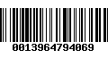 Código de Barras 0013964794069