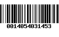 Código de Barras 0014054031453