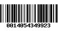 Código de Barras 0014054349923