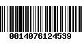 Código de Barras 0014076124539